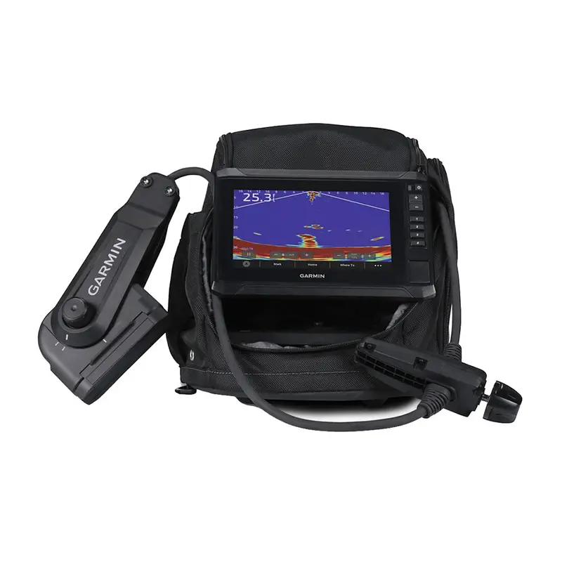 Garmin Panoptix Ps22-If Ice Fishing Bundle W/Echomap Uhd2 73Sv, Panoptix Ps22-If Transducer  Pole-Free Transducer Rotation System [010-02684-30] 1
