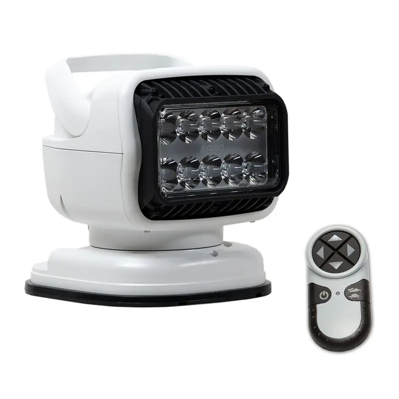 Golight Gt Series Led Hybrid Portable Light W/Permanent Shoe Mount Handheld Wireless Remote - 12V - White [79008Gt] 1