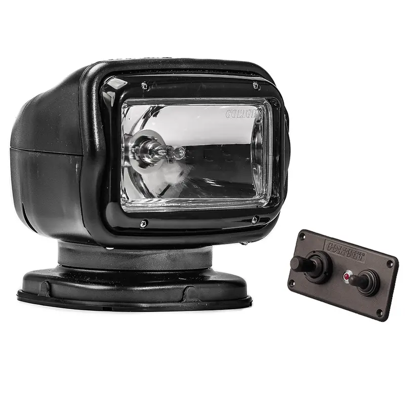 Golight Radioray Gt Series Permanent Mount - Black Halogen - Hard Wired Dash Mount Remote [2021Gt] 1
