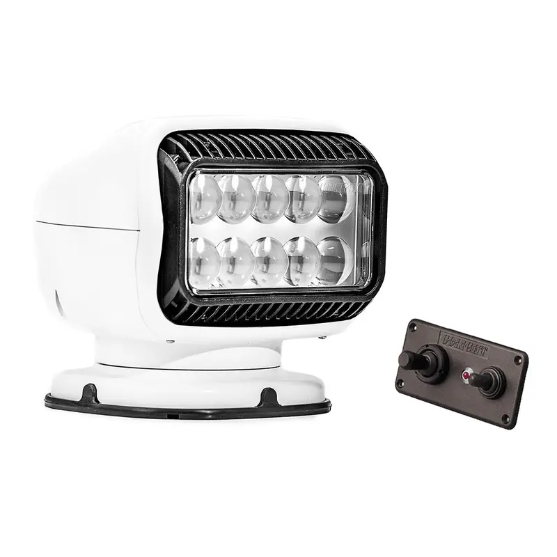 Golight Radioray Gt Series Permanent Mount - White Led - Hard Wired Dash Mount Remote [20204Gt] 1