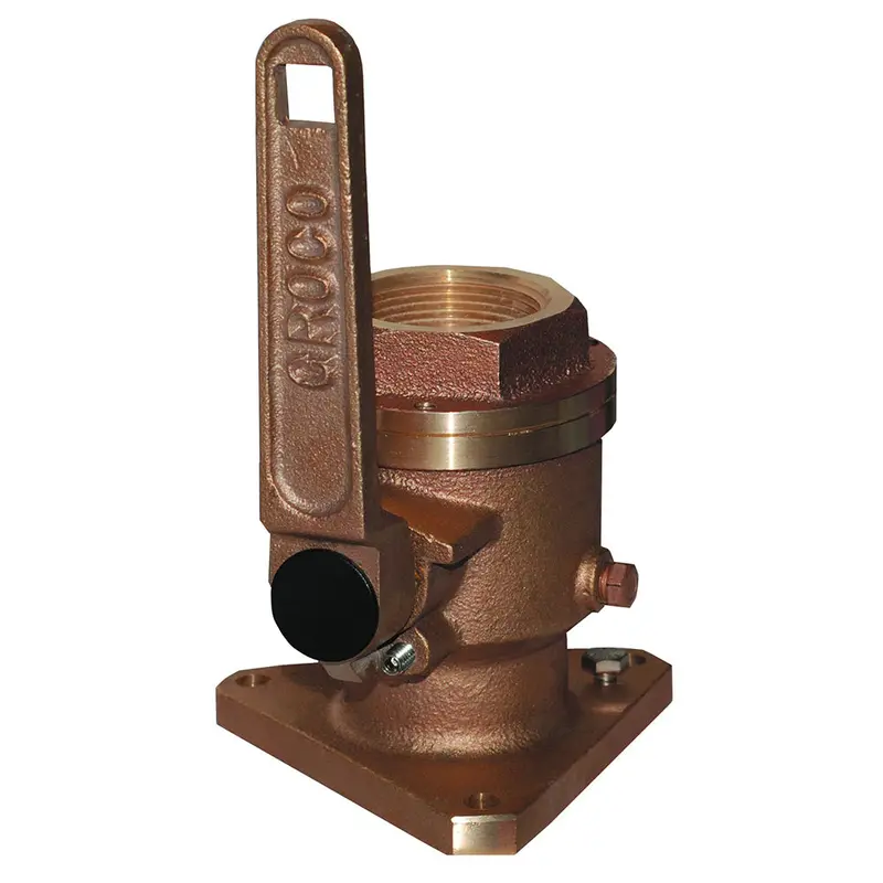 Groco 1" Bronze Flanged Full Flow Seacock [Bv-1000] 1