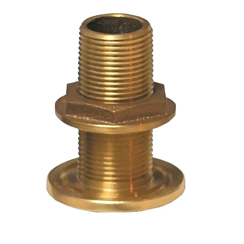 Groco 3/4" Nps Npt Combo Bronze Thru-Hull Fitting W/Nut [Th-750-W] 1