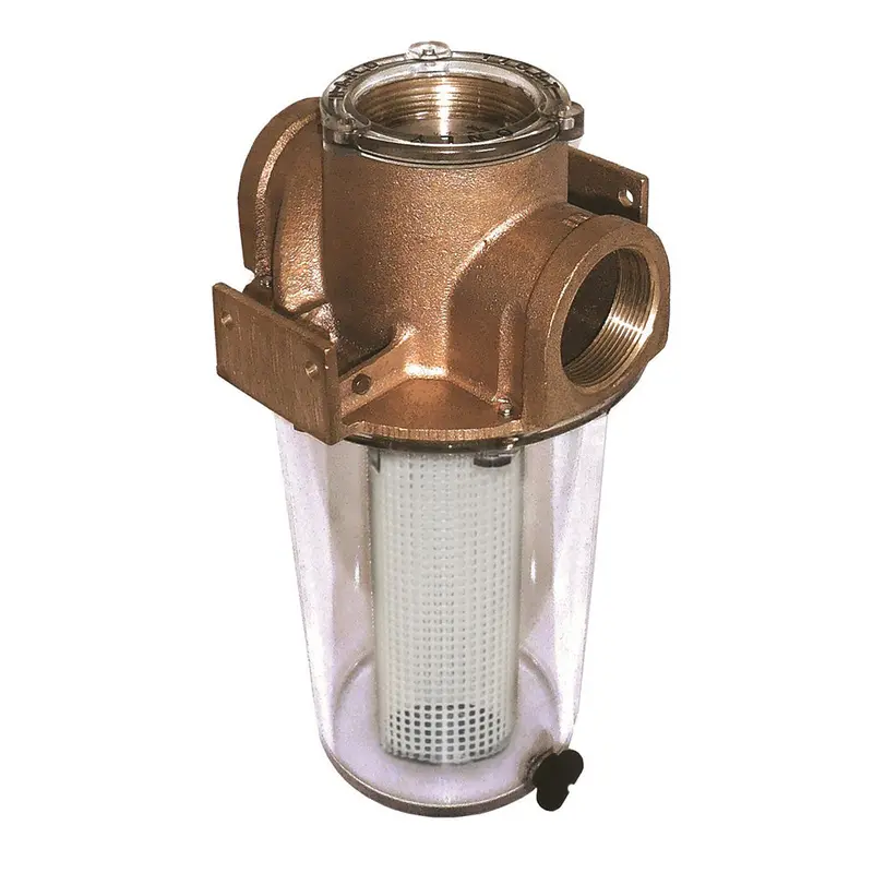 Groco Arg-1250 Series 1-1/4" Raw Water Strainer W/Non-Metallic Plastic Basket [Arg-1250-P] 1