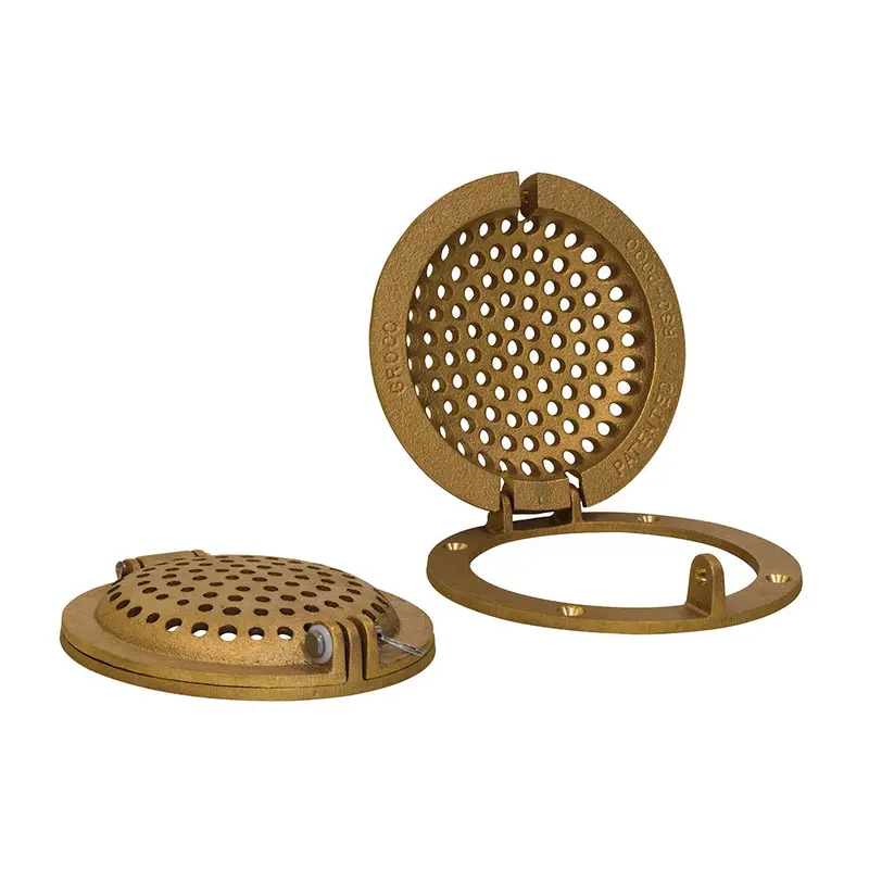 Groco Bronze Round Hull Strainer W/Access Door F/Up To 2" Thru-Hull [Rsc-2000] 1