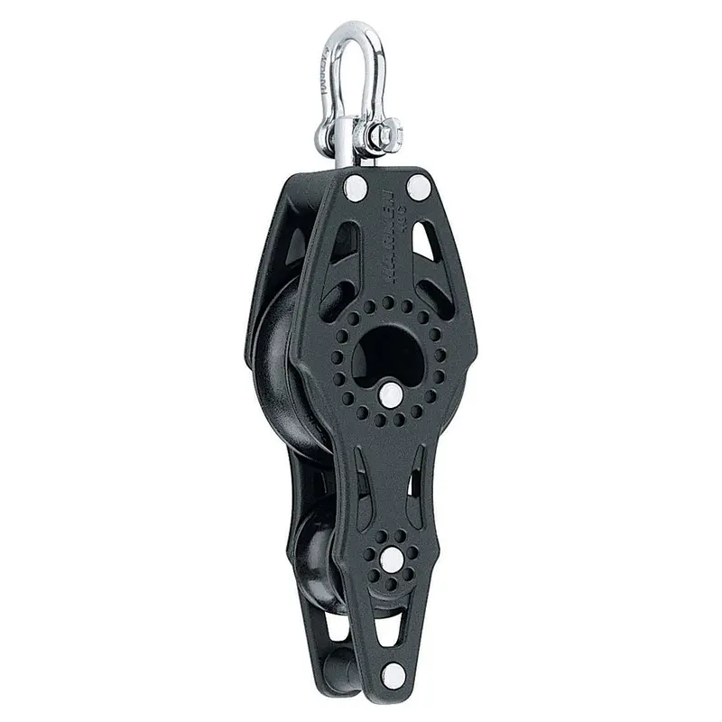 Harken 40Mm Carbo Air Fiddle Block W/Swivel  Becket [2656] 1