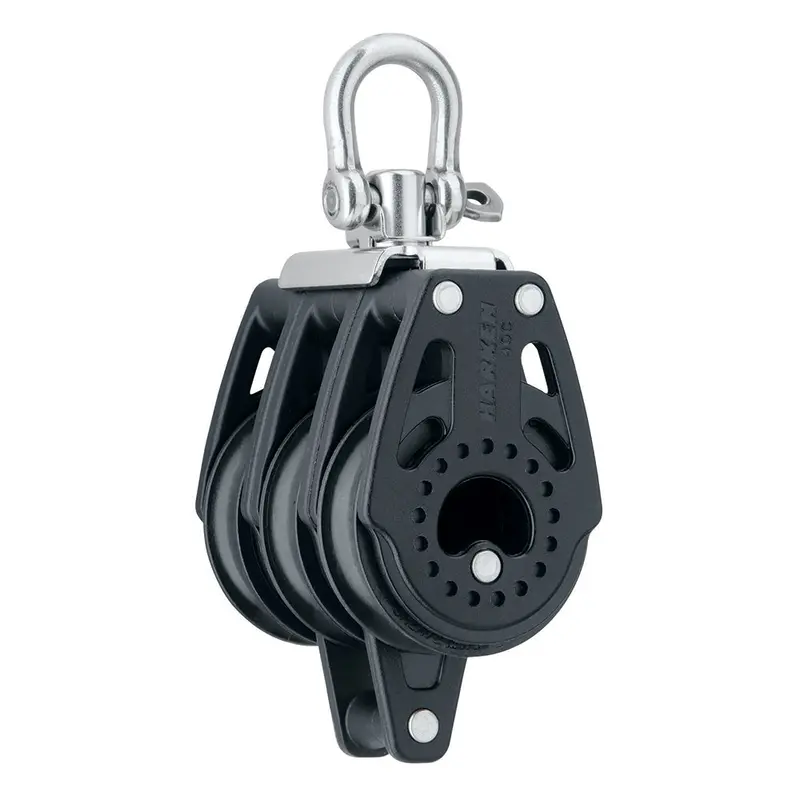 Harken 40Mm Carbo Air Triple Swivel Block W/Becket [2641] 1