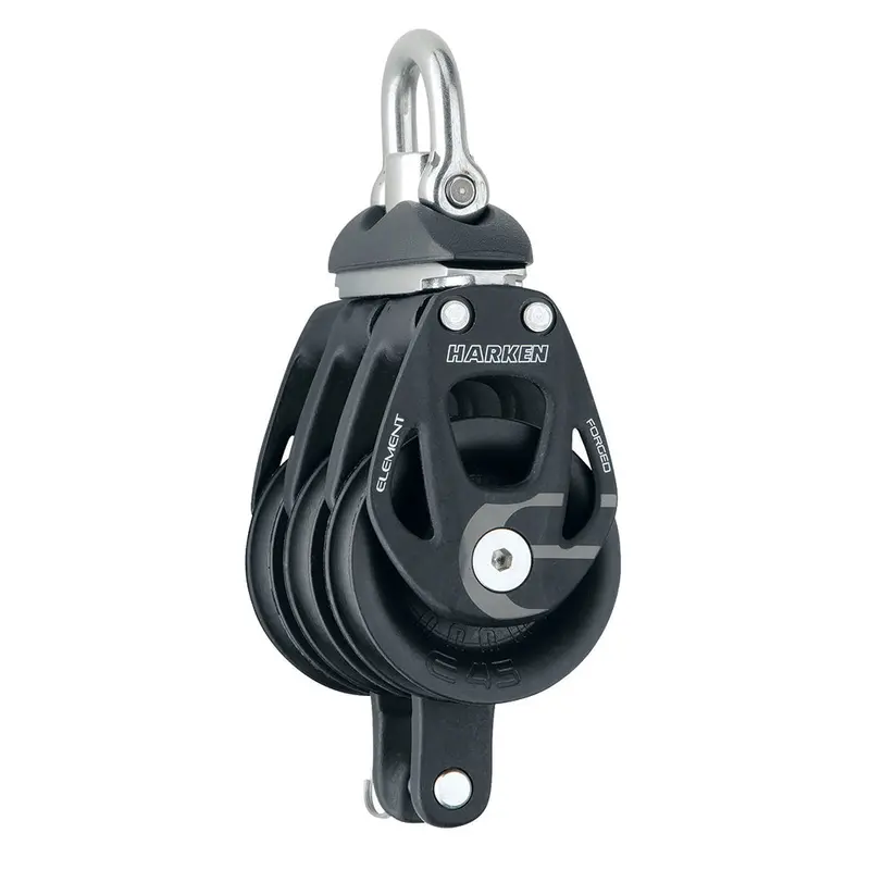 Harken 45Mm Triple Element Block W/ Swivel  Becket [6241] 1