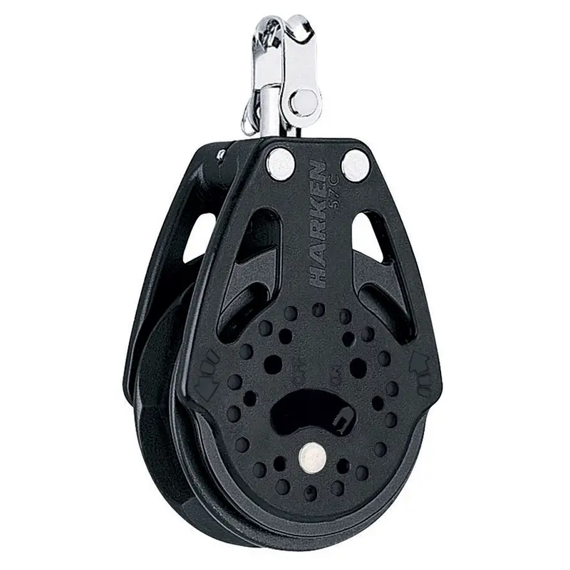 Harken 57Mm Carbo Single Ratchet Block W/Swivel [2135] 1