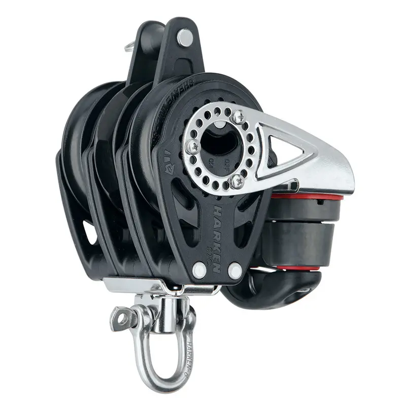 Harken 57Mm Triple Carbo Block - Swivel, Becket, Cam Cleat [2141] 1
