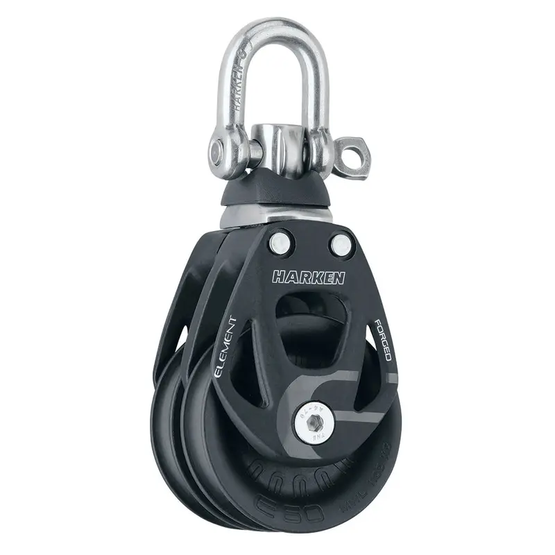 Harken 60Mm Double Aluminum Element Block W/Swivel [6269] 1