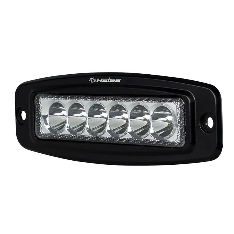 Heise 6 Led Single Row Driving Light - Flush Mount [He-Fmdl1] 1