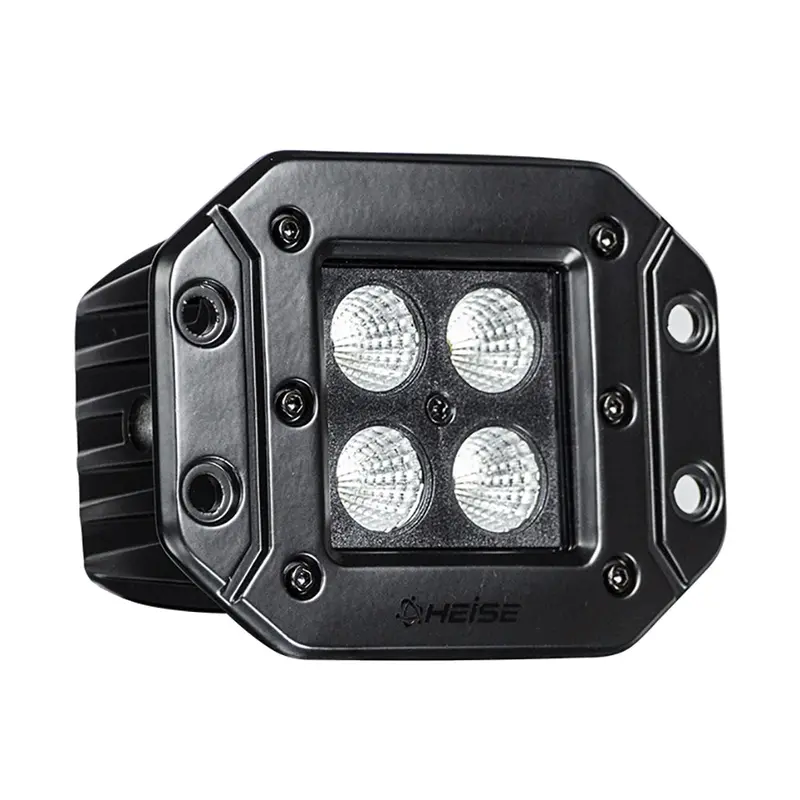Heise Blackout Led Cube Light - Flush Mount - 3" [He-Bfmcl2] 1