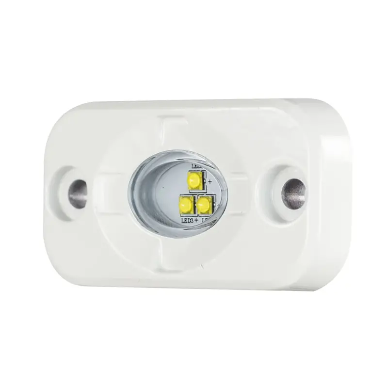 Heise Marine Auxiliary Accent Lighting Pod - 1.5" X 3" - White/White [He-Ml1] 1
