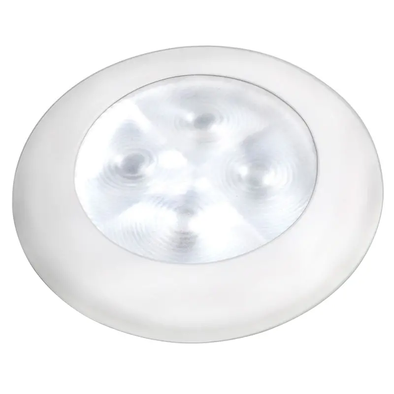 Hella Marine Courtesy Light - Warm White W/White Rim [980500741] 1