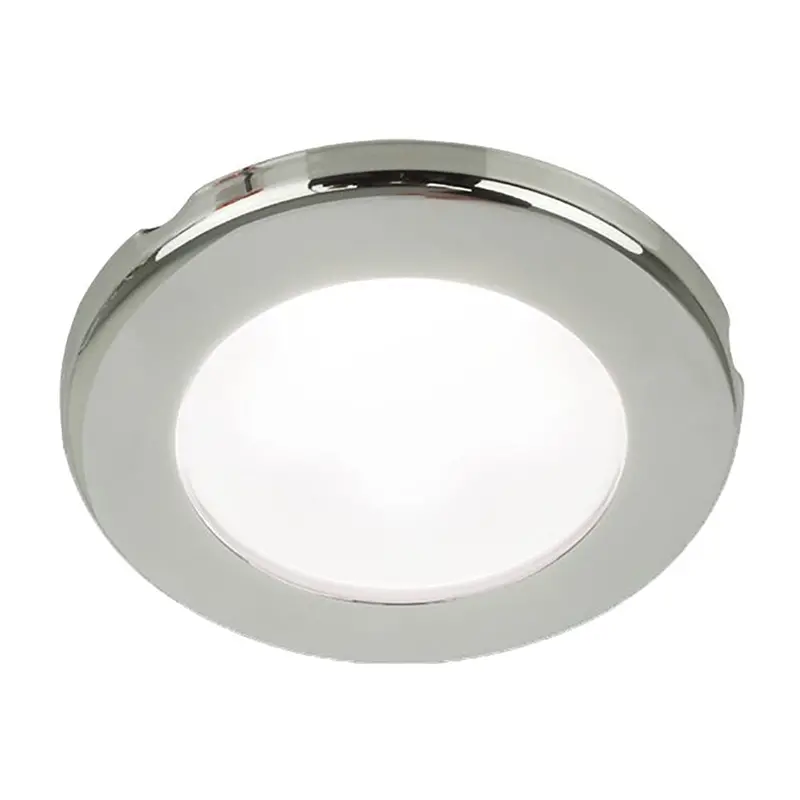 Hella Marine Euroled 75 3" Round Screw Mount Down Light - White Led - Stainless Steel Rim - 24V [958110121] 1