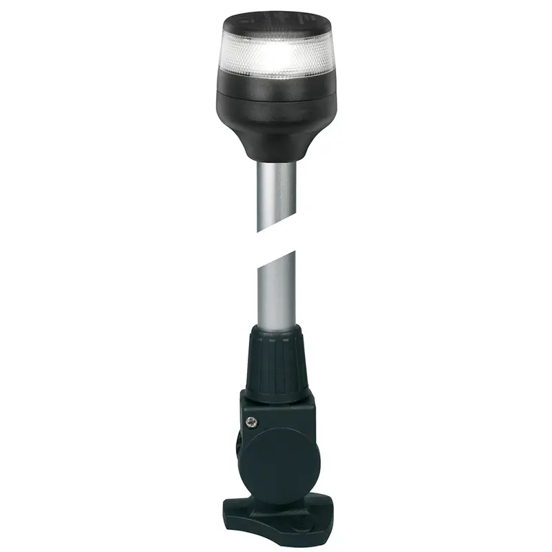 Hella Marine Naviled 360 Compact All Round Lamp - 2Nm - 40" Fold Down Base - Black [980960461] 1