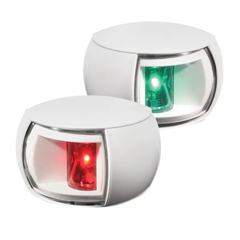 Hella Marine Naviled Port & Starboard Pair - 2Nm - Clear Lens/White Housing [980520911] 1
