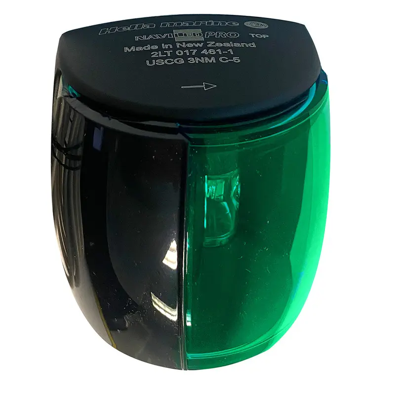 Hella Marine Naviled Pro Starboard Navigation Lamp - Black - 3Nm  [017461101] 1