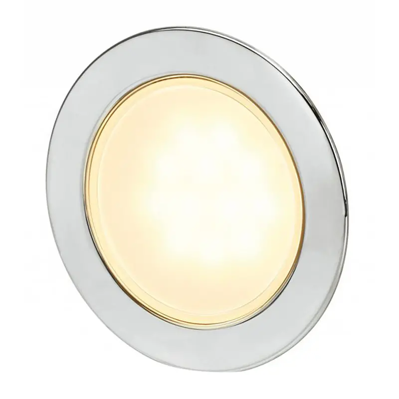 Hella Marine Round Warm White Euroled 95 Gen 2 Led Down Light - Stainless Steel Rim [958340021] 1