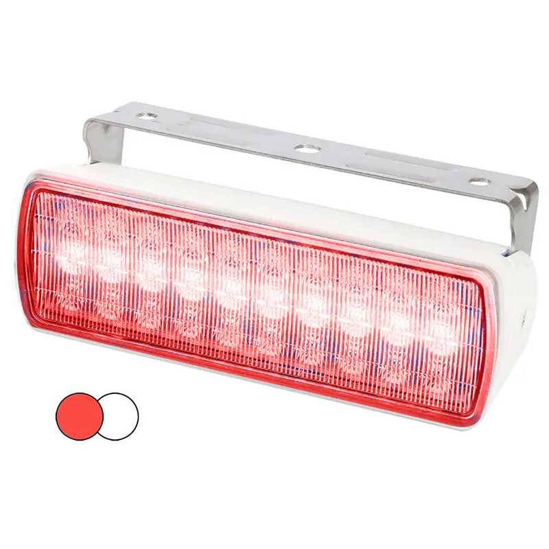 Hella Marine Sea Hawk Xl Dual Color Led Floodlights - Red/White Led - White Housing [980950051] 1
