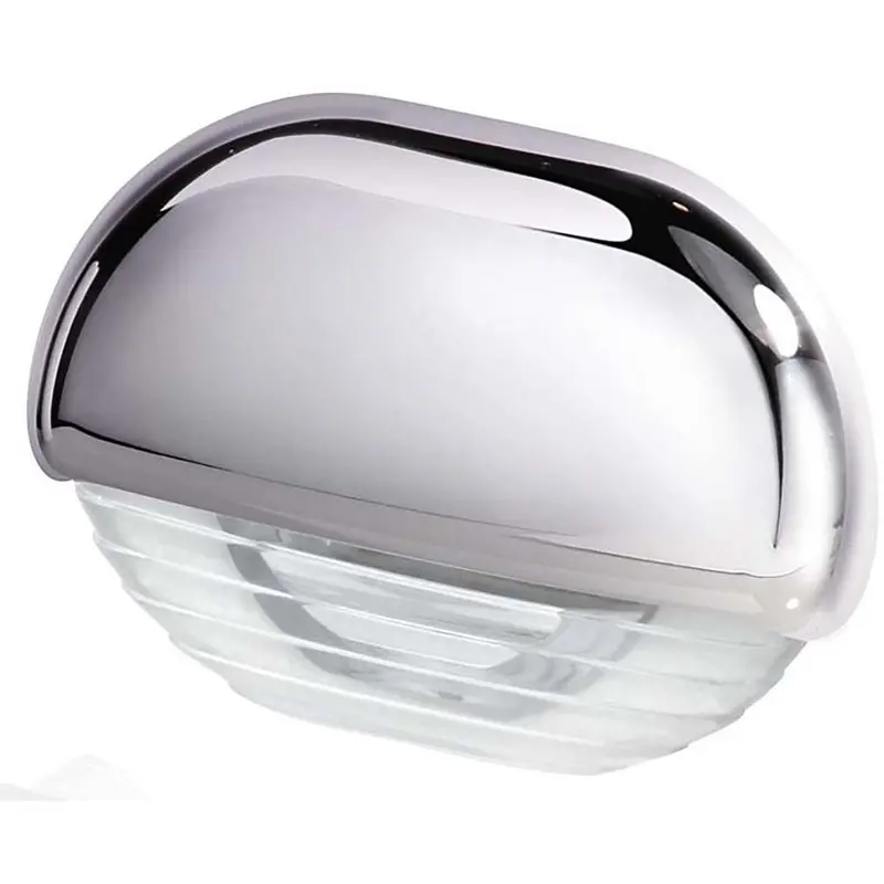 Hella Marine White Led Easy Fit Step Lamp W/Chrome Cap [958126001] 1