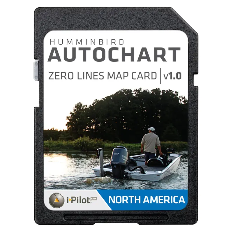 Humminbird Autochart Zero Lines Map Card [600033-1] 1