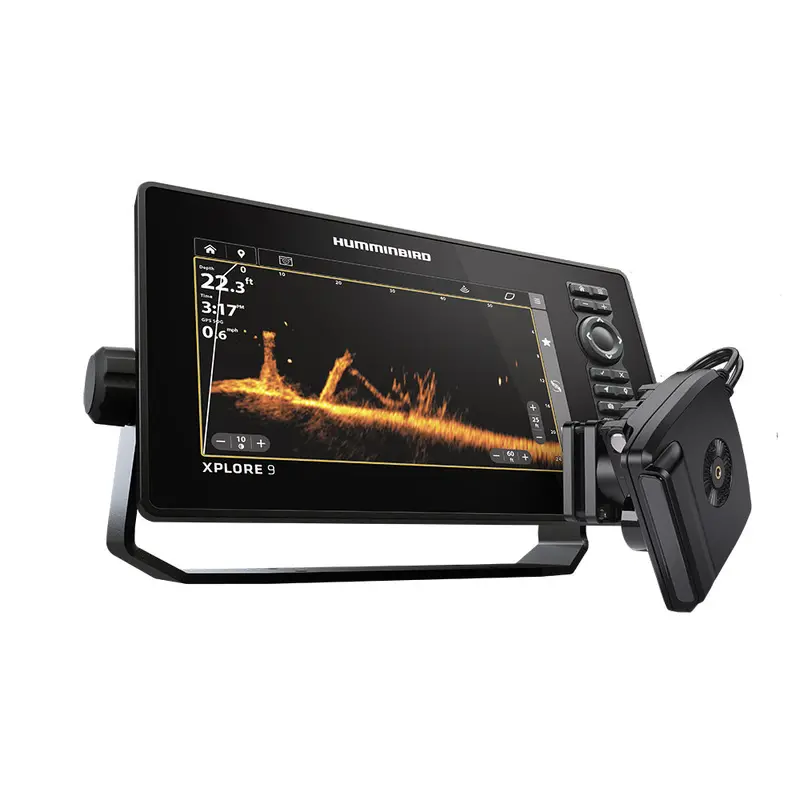 Humminbird Xplore 9 Cmsi+ Mega Live 2 Bundle W/Transom Mount Transducer [412000-1/Ml2] 1