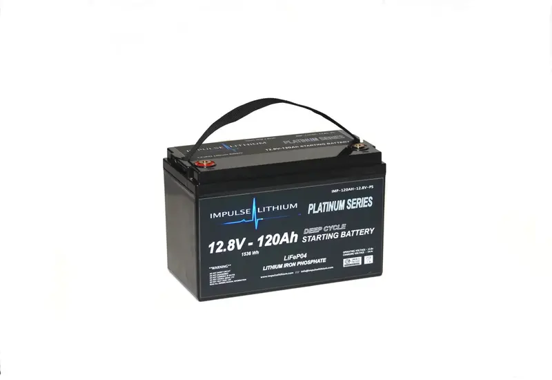 Impulse Lithium 12V 120Ah Dual Purpose 1200Cca Battery 1
