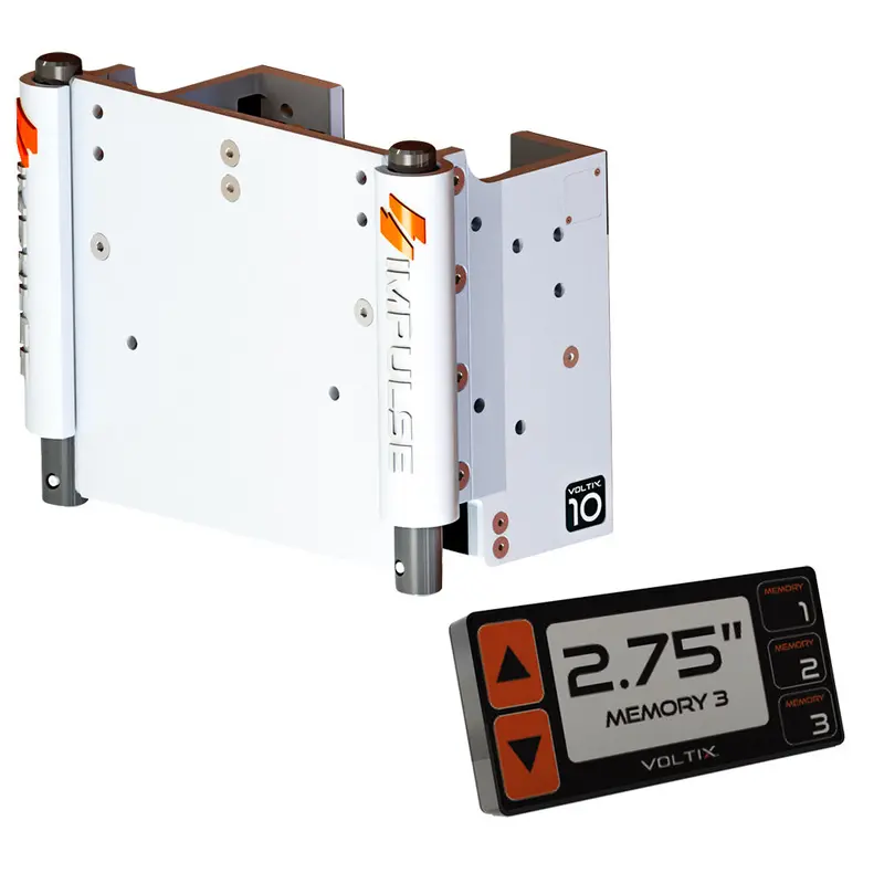Impulse Xl 10" Set Back Electric Jack Plate W/Smart Control - White Cerakote [75071-W] 1