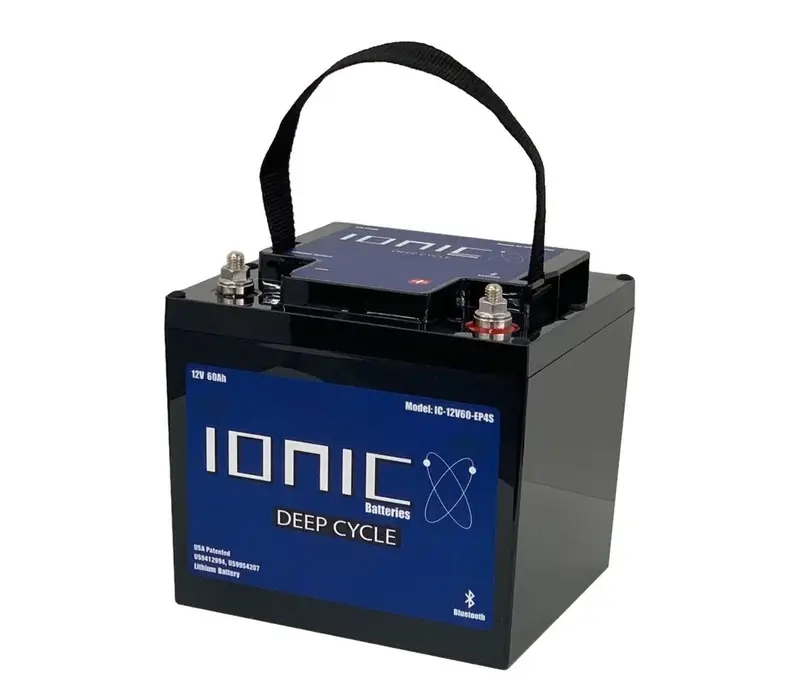 Ionic Lithium 12V 60Ah Deep Cycle Battery 1