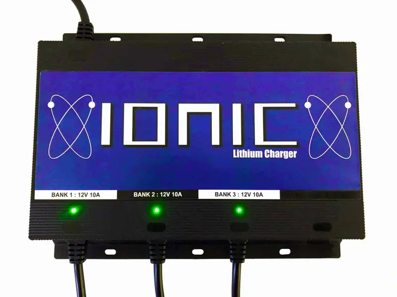 Ionic Lithium 3 Bank Charger 12V 10A 1