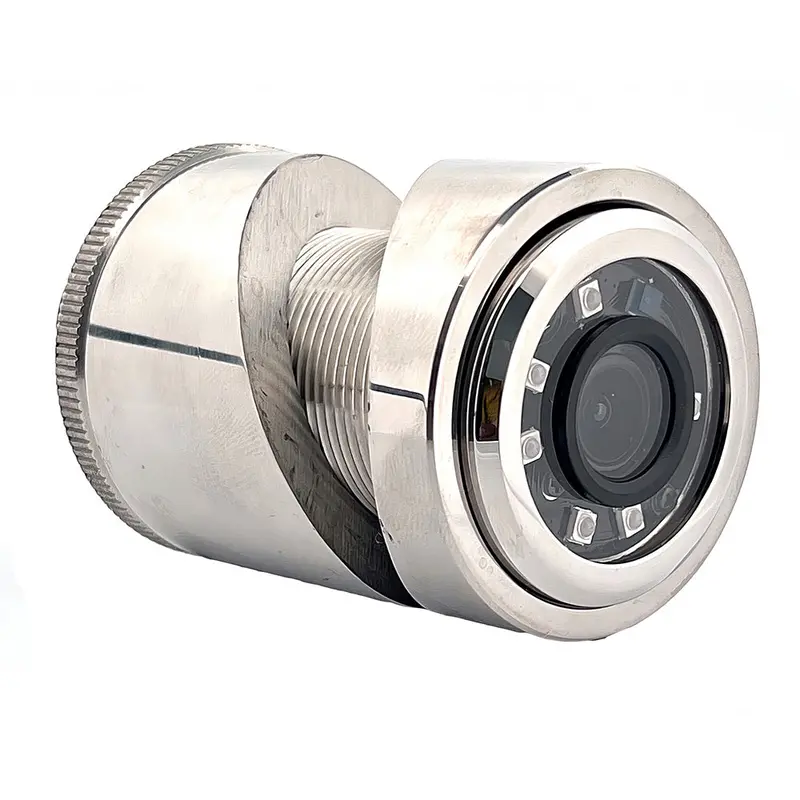 Iris 3Mp Compact 316L Stainless Steel Thru-Hull/Panel Ip Camera - 3.6Mm Lens [Iris435-36] 1