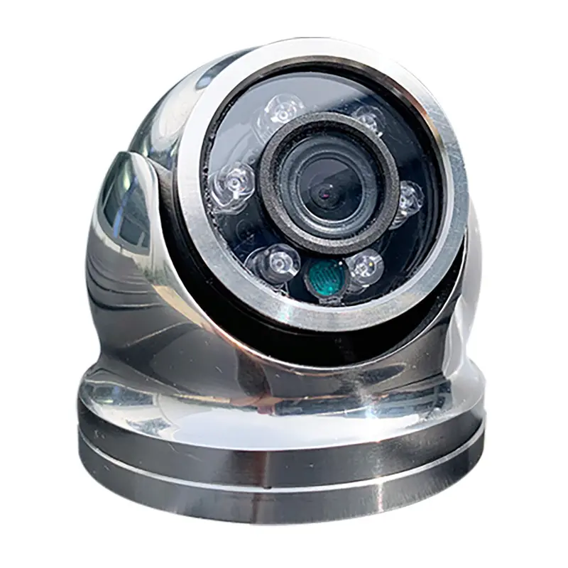 Iris Hi-Resolution Analog Mini Dome Camera - 316 Stainless Steel - Cvbs - Tvi - 3.6 [Iris-S060-36] 1