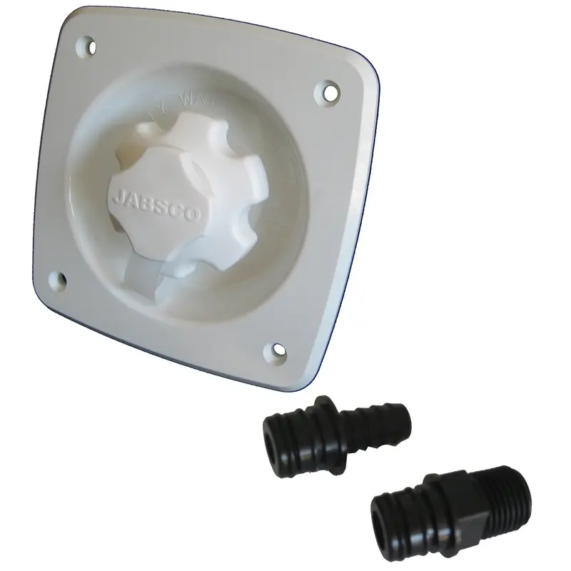 Jabsco Water Pressure Regulator - Flush Mount - White [44412-1045] 1