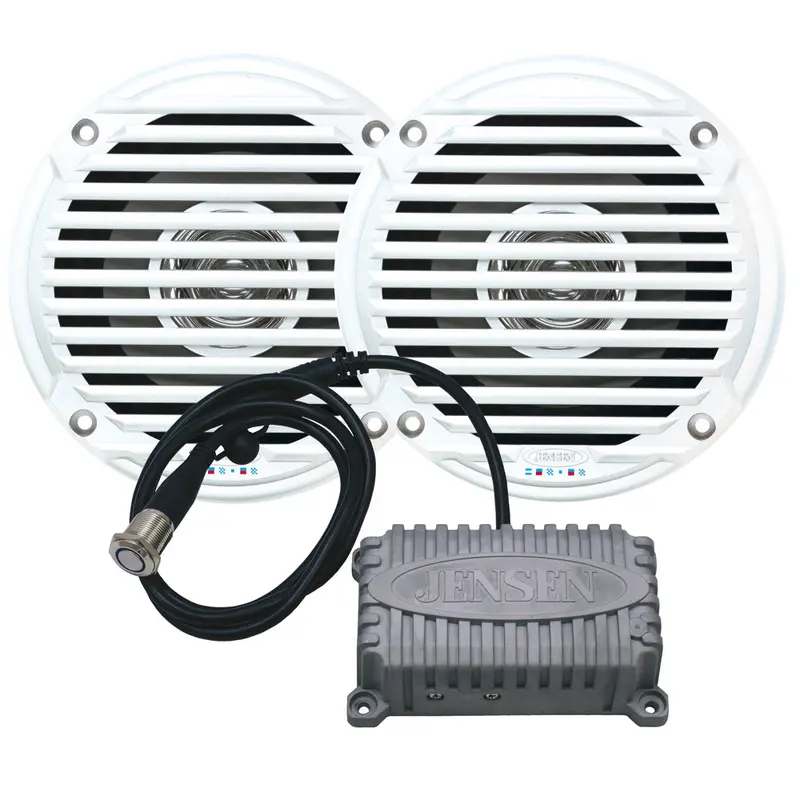 Jensen Cpm50 Bluetooth Package - Amplifier  5" Speakers [Cpm50] 1