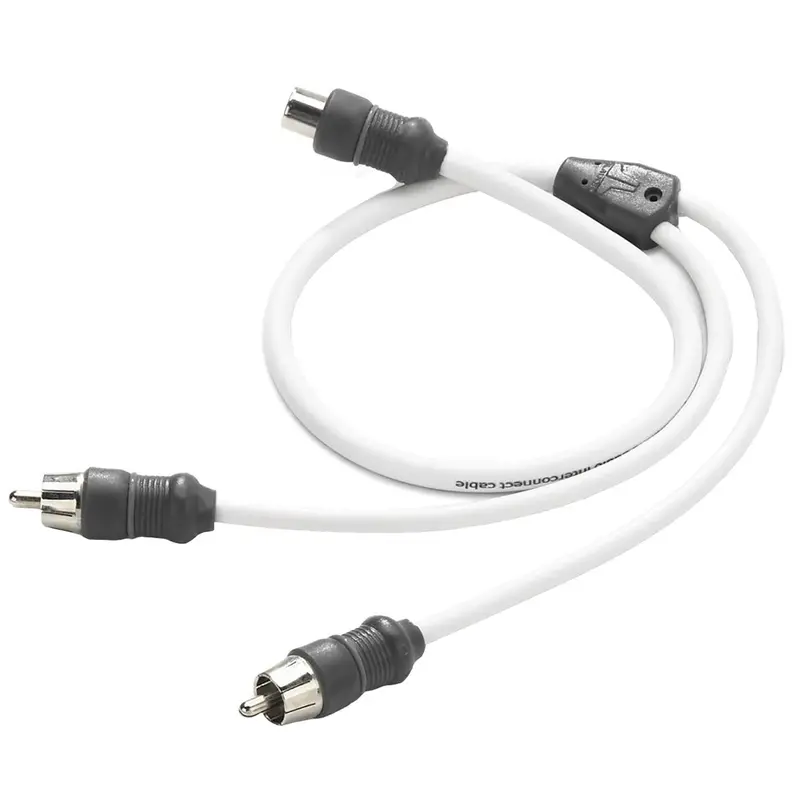 Jl Audio 2 Channel Marine Audio Y-Adaptor 1 Female Jack To 2 Male Plugs - Xmd-Whtaicy-1F2m [010-13552-00] 1