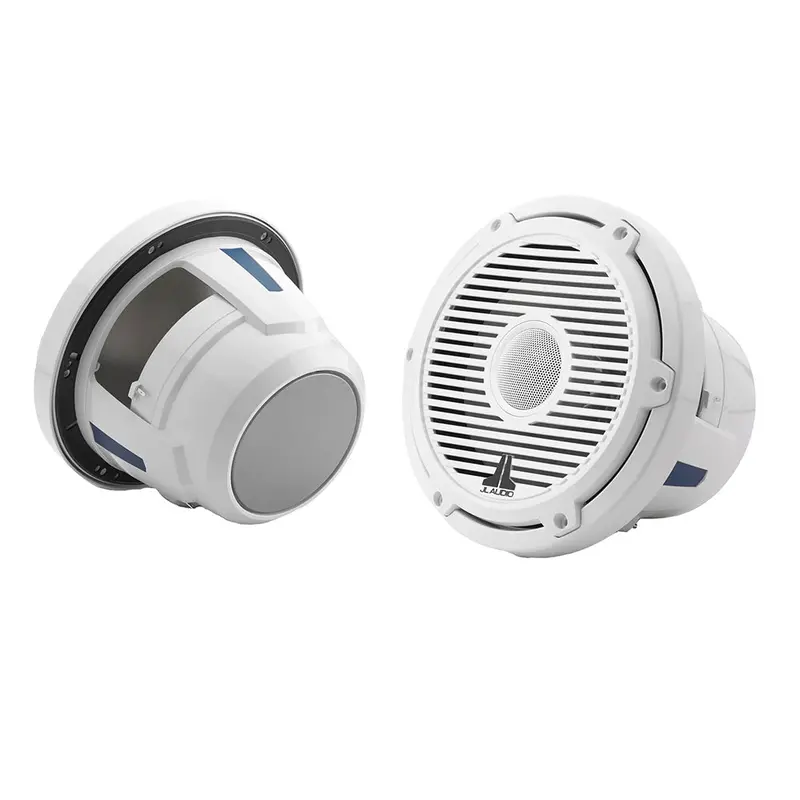 Jl Audio M6 Series 8.8" Marine Coaxial Speakers W/Gloss White Classic Grille - M6-880X-C-3Gw [010-03499-00] 1