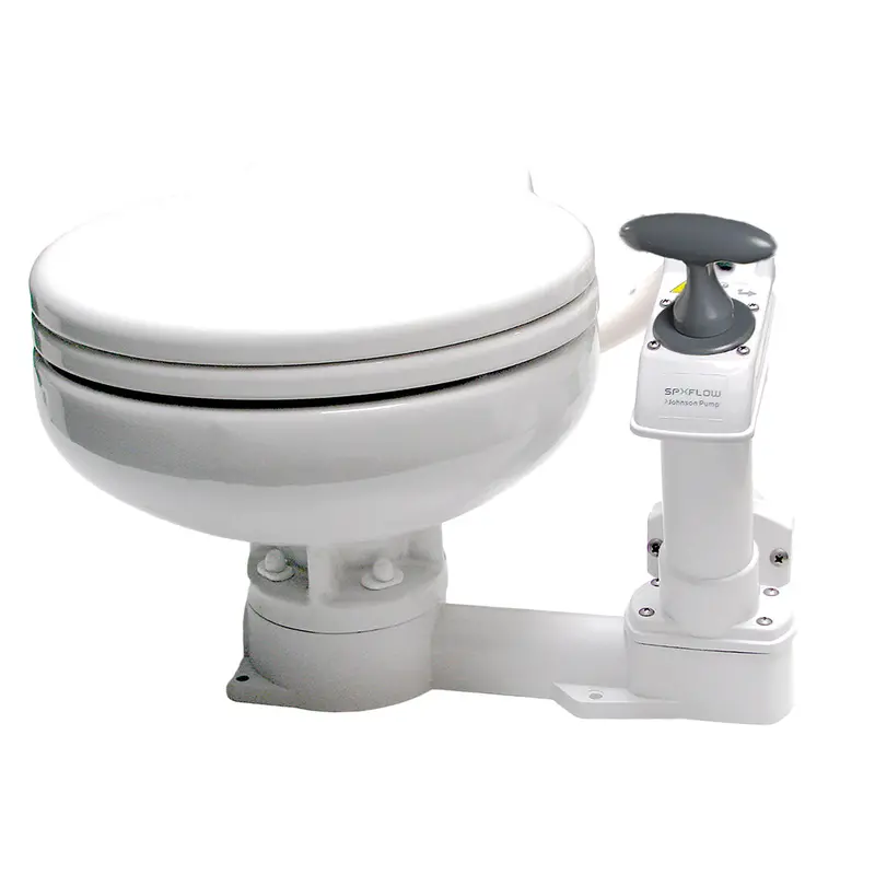 Johnson Pump Aquat Manual Marine Toilet - Super Compact [80-47625-01] 1