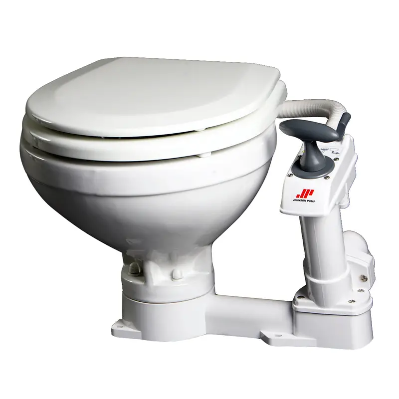 Johnson Pump Compact Manual Toilet [80-47229-01] 1