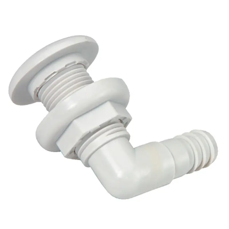 Johnson Pump Thru-Hull Connector - 3/4" - 90 - White [75035-00] 1
