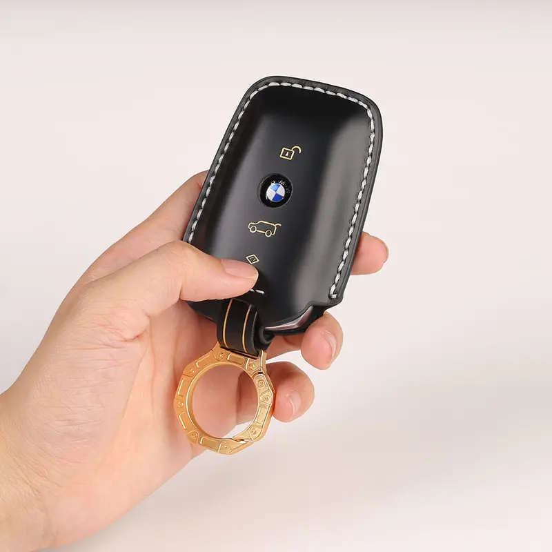 Keycare Italian Leather Key Cover For X4, X3, 5 Series, 6 Series, 3 Series, 7 Series 4 Button Smart Key (Itl58) 2