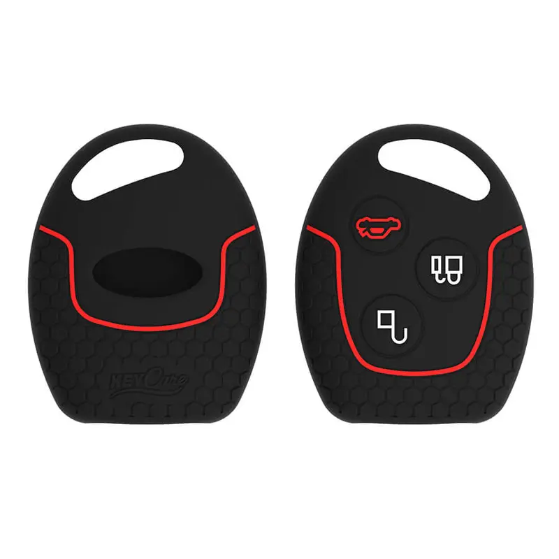 Keycare Silicone Key Cover Fit For : Fiesta, Fusion, Figo 3 Button Remote Key (Kc-37) 1