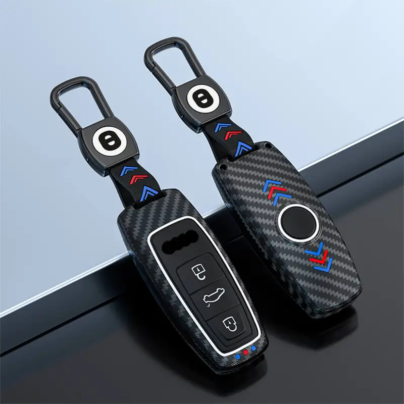 Keyzone Abs Key Cover For Audi 2018-2022 A6 A7 A8 E-Tron Q8 Sq8, 2020 2021 2022 A3 Q7 S3 S6 Sq7 Rs6 S7 Rs7 Smart Key (Abs82) 1