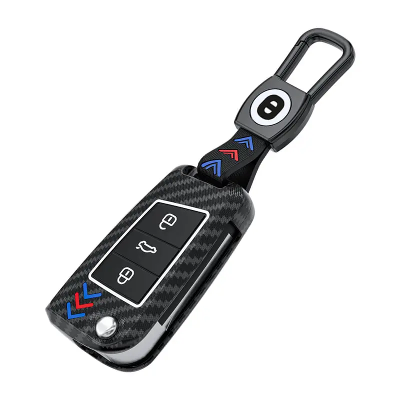 Keyzone Abs Key Cover For Kylaq, Kushaq, Kodiaq, Slavia, Octavia, Karoq, Superb Flip Key (Abs44_Sk) 2