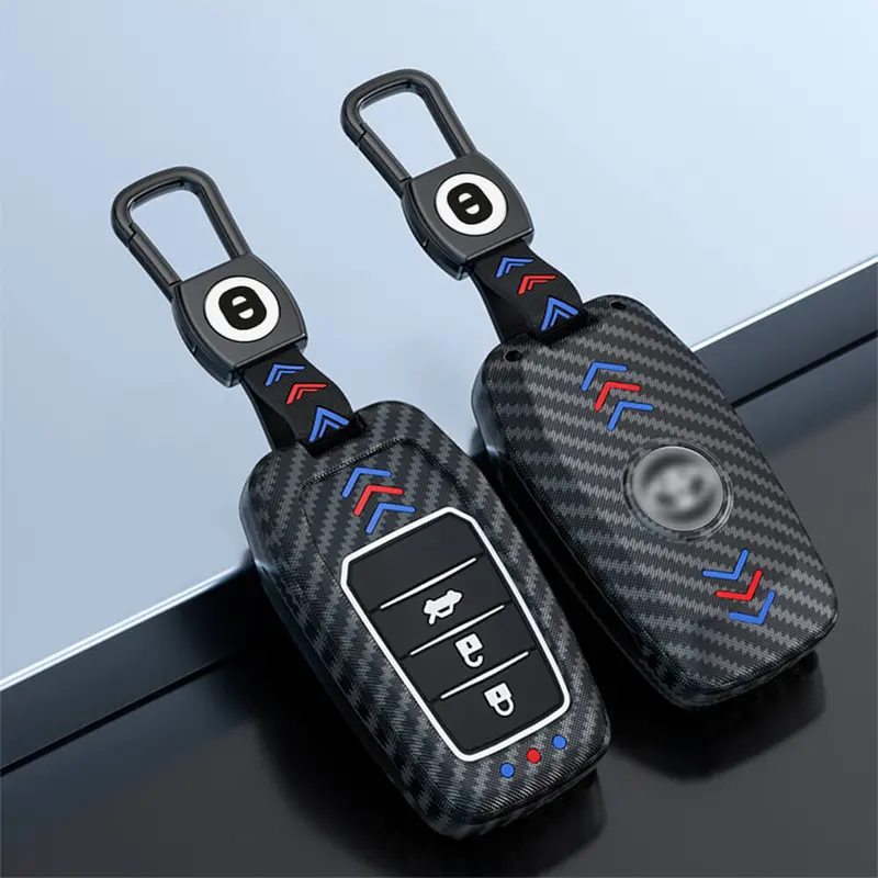 Keyzone Abs Key Cover For Land Cruiser, Fortuner, Legender, Camry 3 Button Smart Key (Abs18_3B) 1