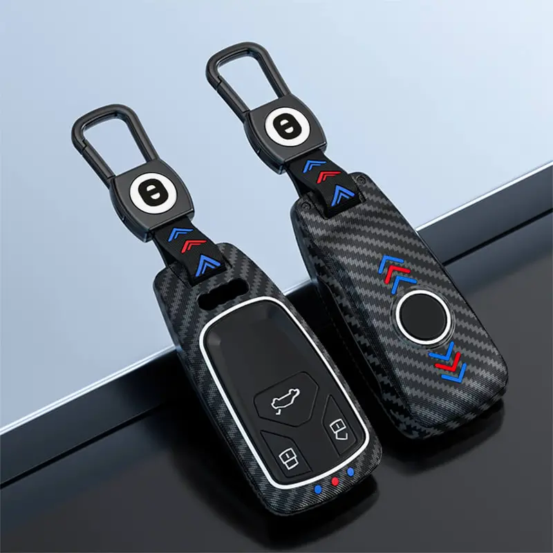 Keyzone Abs Key Cover For Q5, A5, A8, Q7, A4, A6 3 Button Smart Key (Abs47) 1