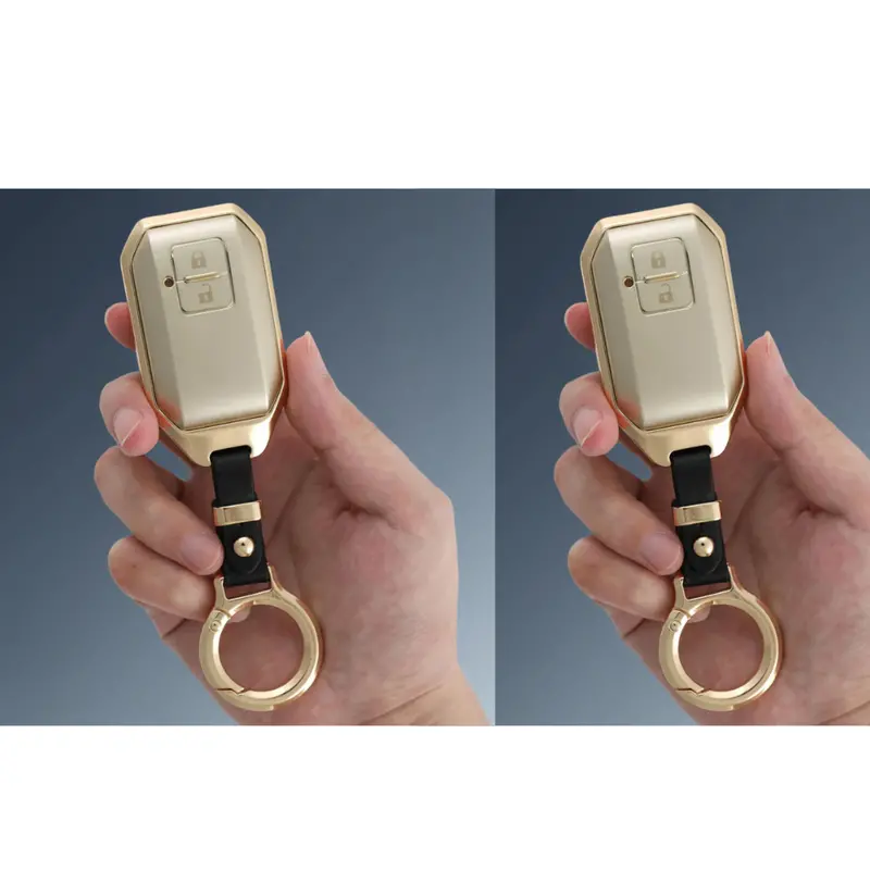Keyzone Aluminium Alloy Key Cover – Buy 2 & Save More Bundle For Baleno, Swift, Brezza, Hyryder & More 2B Smart Key (Alm05) 1