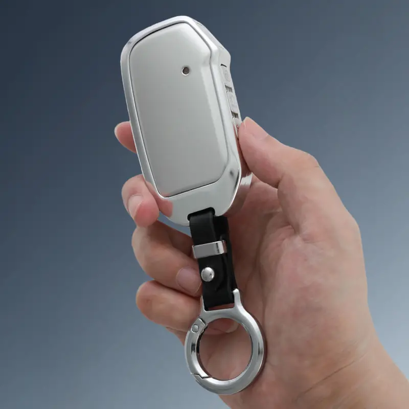 Keyzone Aluminium Alloy Key Cover For Kia Carens Clavis, Seltos, Sonet 4 Button Smart Key (Alm77) 2