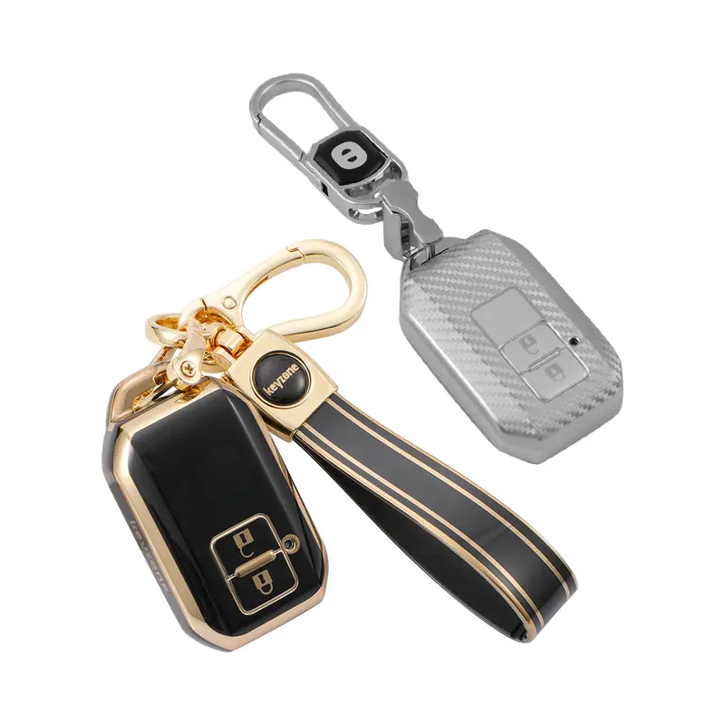Keyzone Combo Pack – Silverstar & Tpu Key Covers (Ss05 & Tp05) For Victoris, Baleno, Jimny, Swift, Ertiga, Grand Vitara, Xl6, Brezza, Fronx, Dzire 1