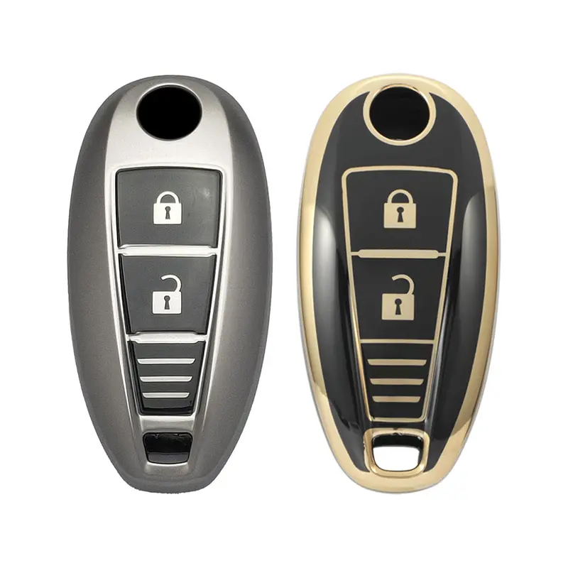Keyzone Combo Pack – Tpu Key Covers (Tp04 & Gmtp04) For Baleno, Ciaz, Ignis, S-Cross, Vitara Brezza, Swift, Ertiga, Urban Cruiser 2B/3B Smart Key 1
